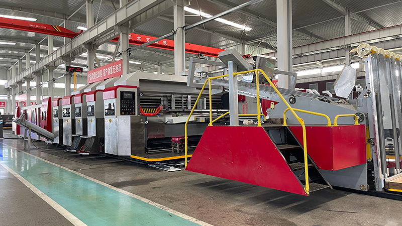 Série HS-A Combiné Imprimeur Flexo Plieuse-Colleuse avec Cercleuse Automatique