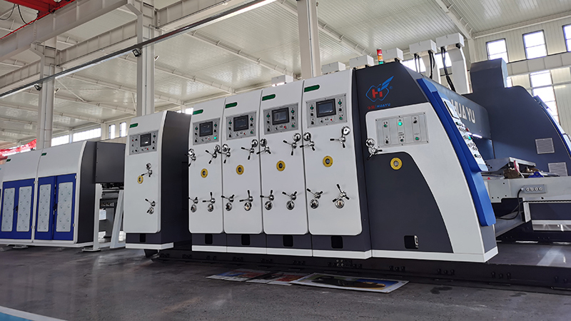 Série HS-C Combiné Imprimeur Flexo Plieuse-Colleuse avec Cercleuse Automatique