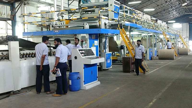 Ligne de Production de Carton Ondulé 3/5/7 Plis
