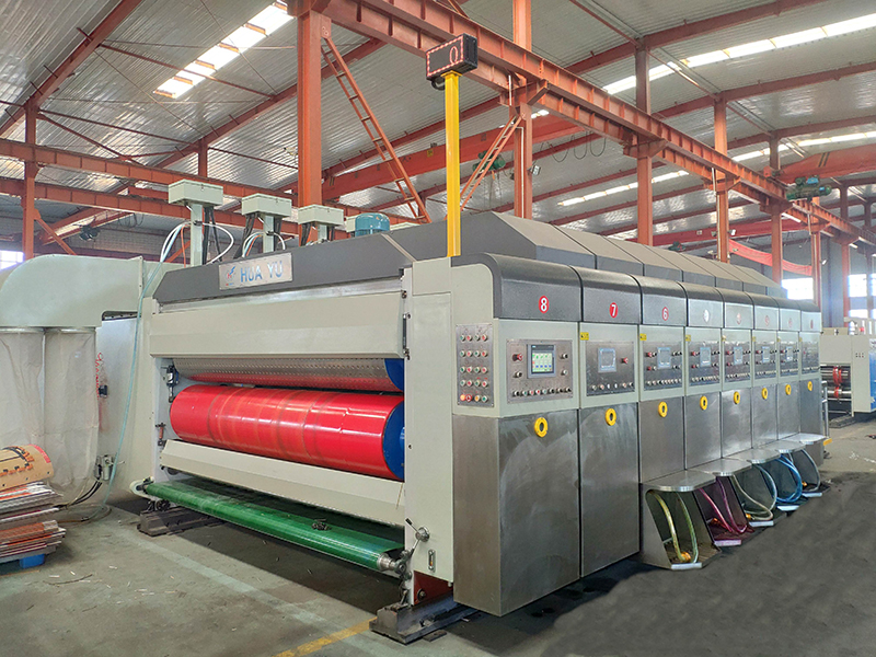 Combiné Imprimeur Flexo Par-Dessus avec Sécheur et Mitrailleuse