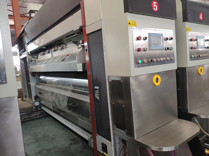 Combiné Imprimeur Flexo Par-Dessus avec Sécheur et Mitrailleuse