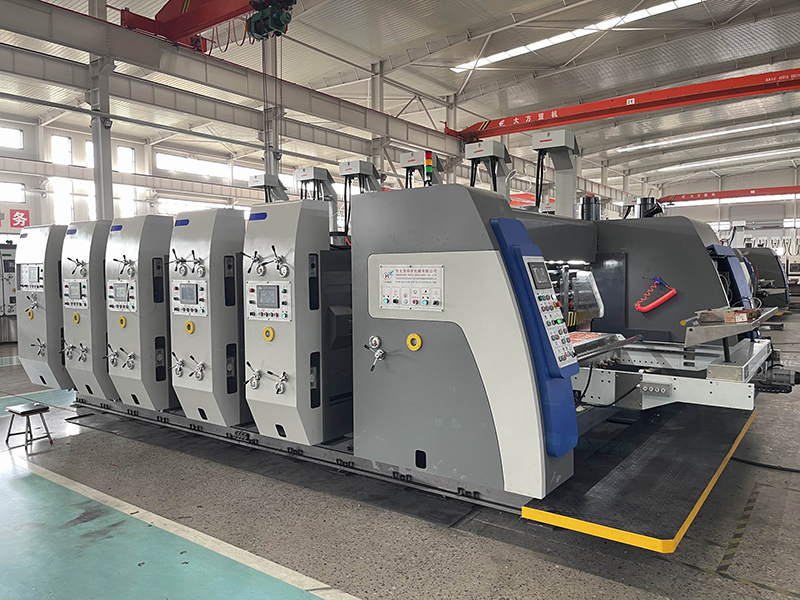 Combiné Imprimeur Flexo  avec Sécheur, Mitrailleuse et Palettiseur