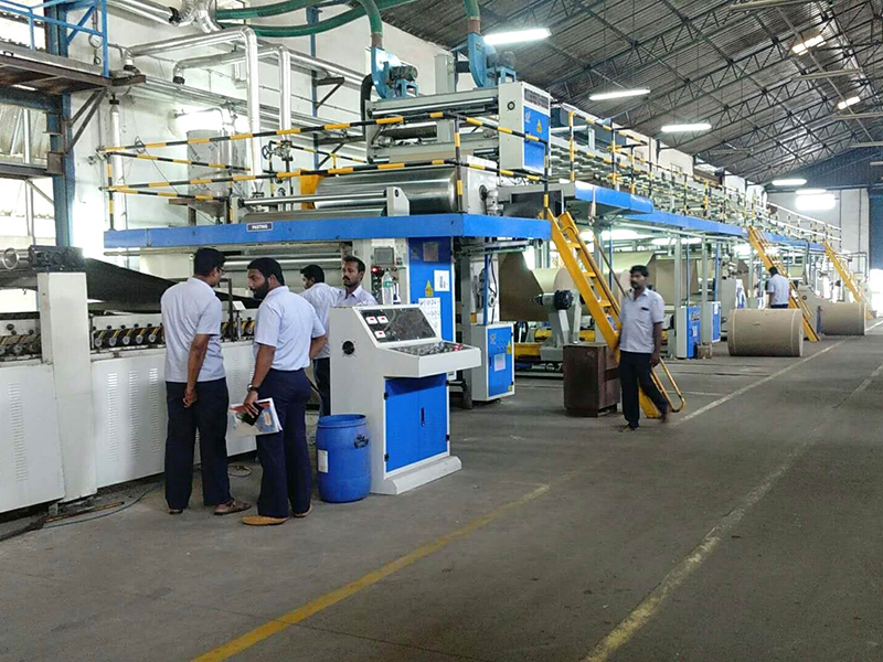 Ligne de Production de Carton Ondulé 3/5/7 Plis