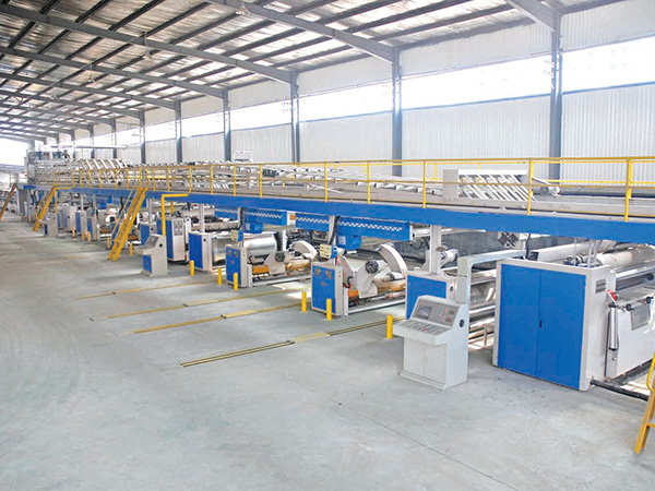 Ligne de Production de Carton Ondulé 3/5/7 Plis